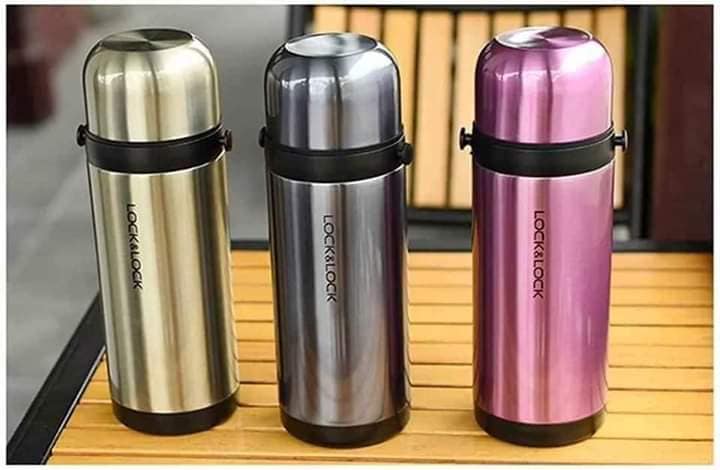 [HCM]Bình Giữ Nhiệt loại lớn Lock&Lock Easy Take dung tích 1L có dây đeo LHC1439