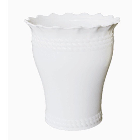 Combo 3 Chậu hoa lục bình nhựa trắng 21cm