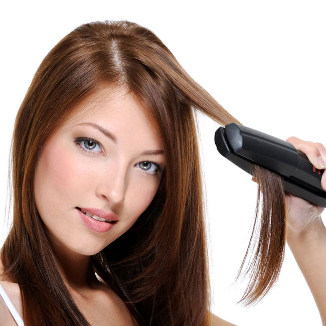 Máy kẹp tóc uốn duỗi làm phồng du lịch nhỏ gọn bỏ túi caremcarem