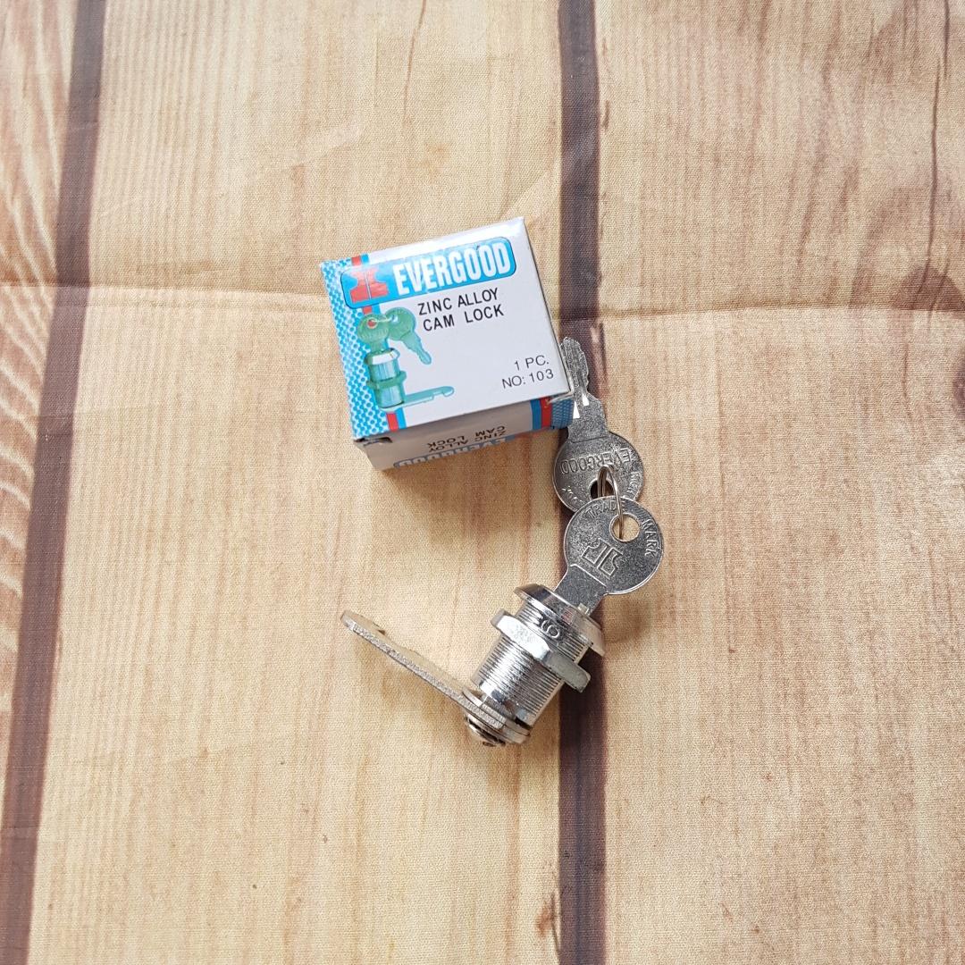 KHÓA TỦ EV TRỤC NGẮN 2.5CM