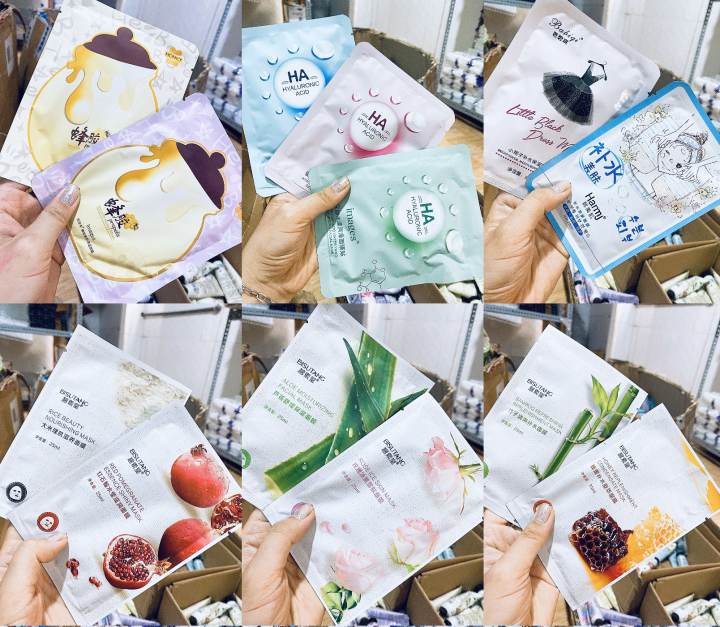 💧 MẶT NẠ dưỡng da Bioqua & Images Auth Nội Địa cấm ẩm dưỡng da căng mộng ngừa mụn beauty marks WE STORE 💧