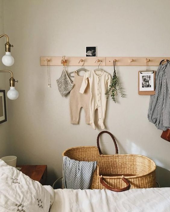 Baby rattan moses basket