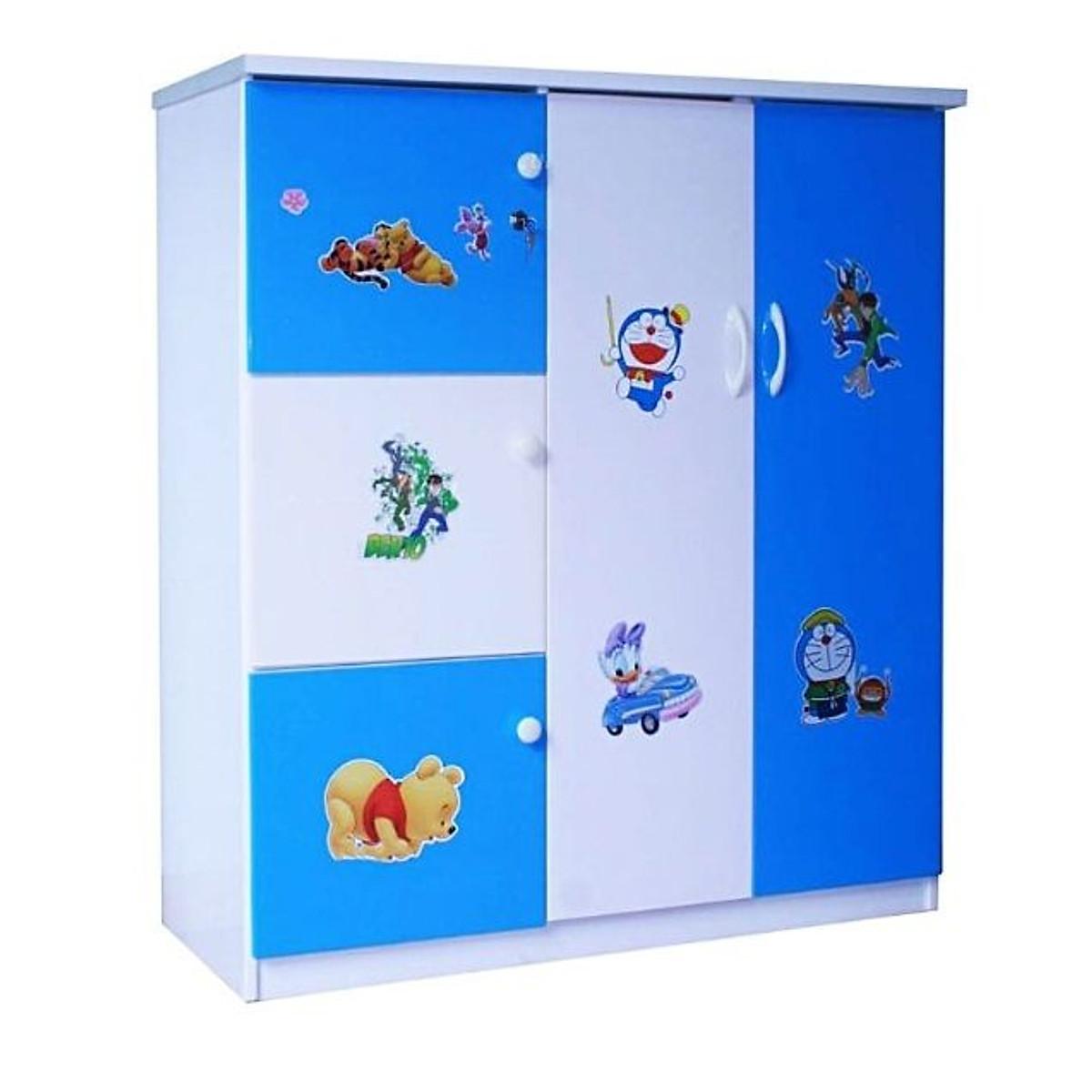 Tủ quần áo nhựa Trẻ Em/Người Lớn, 5 cánh, SE5C120 cao 120 x rộng 105 x sâu 44 (cm), chất liệu nhựa Đài Loan 2 lớp - KHÔNG THẤM NƯỚC, KHÔNG CONG VÊNH, KHÔNG MỐI MỌT
