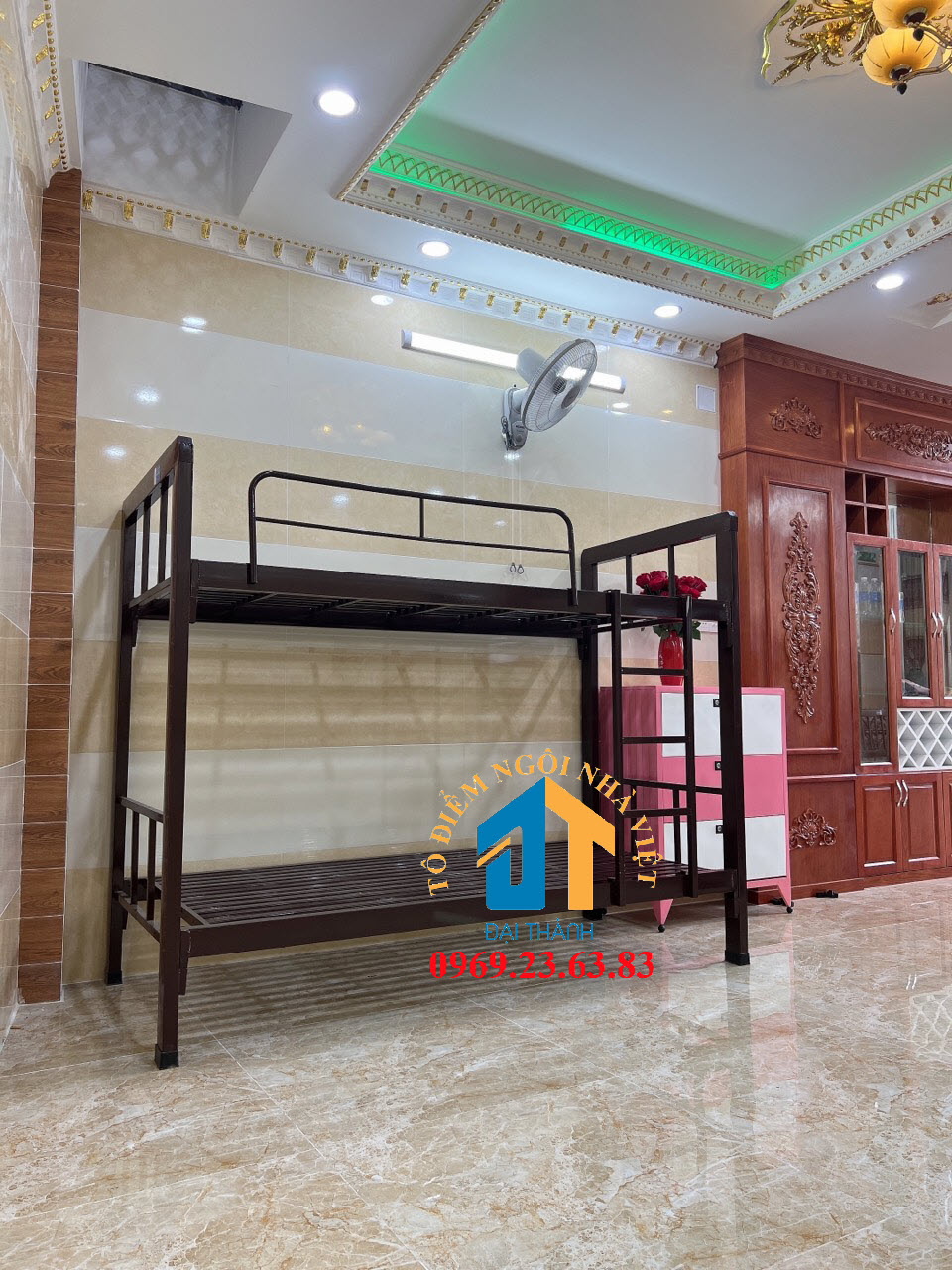 Giường  2 tầng hộp cao cấp 1MxX2M