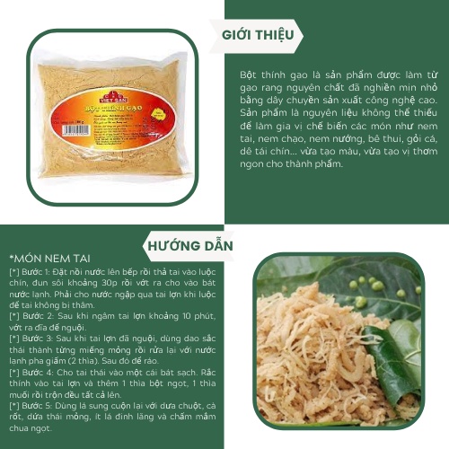 Bột Thính Gạo Việt San 100g