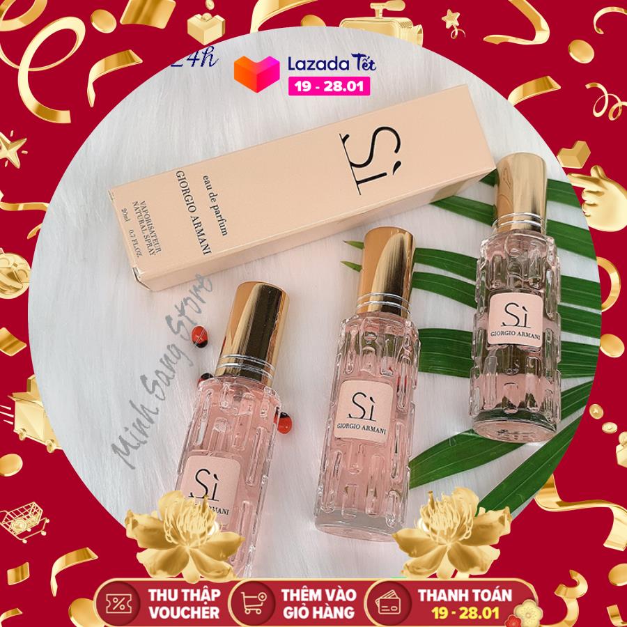 [HCM]COMBO 3 NƯỚC HOA NỮ SÌ CHIẾT PHÁP 20ML LƯU 6-12H