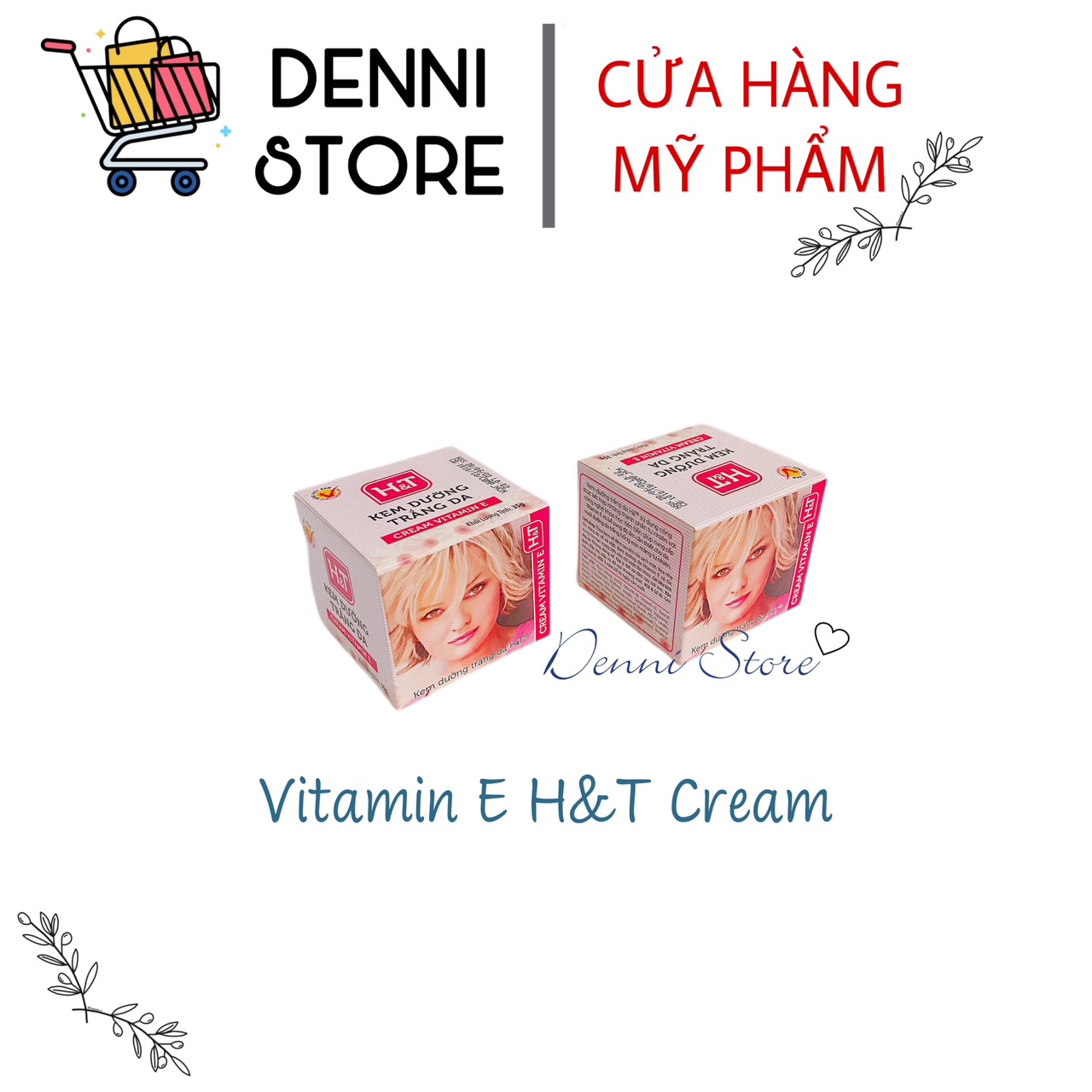 [HCM]Lẻ 1 hộp 35gr kem Vitamin E H&T