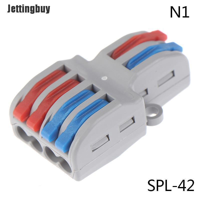 Jettingbuy Spring Lever Terminal Block Electric Cable Wire Connector PCT-222 SPL-62 SPL kq