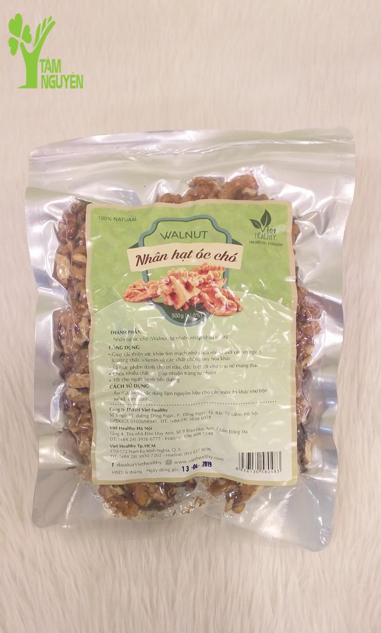 Nhân hạt óc chó Mỹ Viet Healthy 500gr