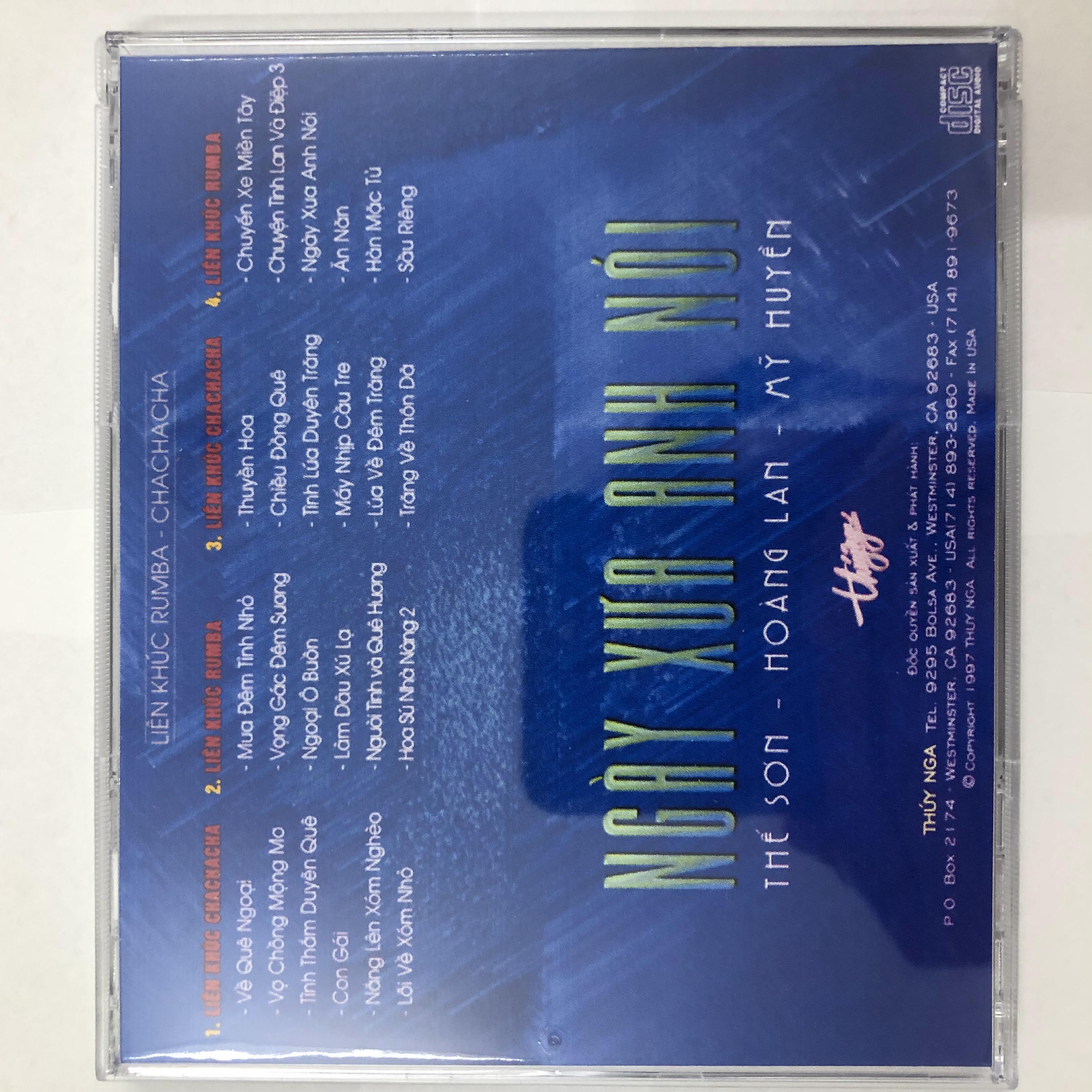 [HCM]CD Thúy Nga CD149 - Liên Khúc Ngày Xưa Anh Nói