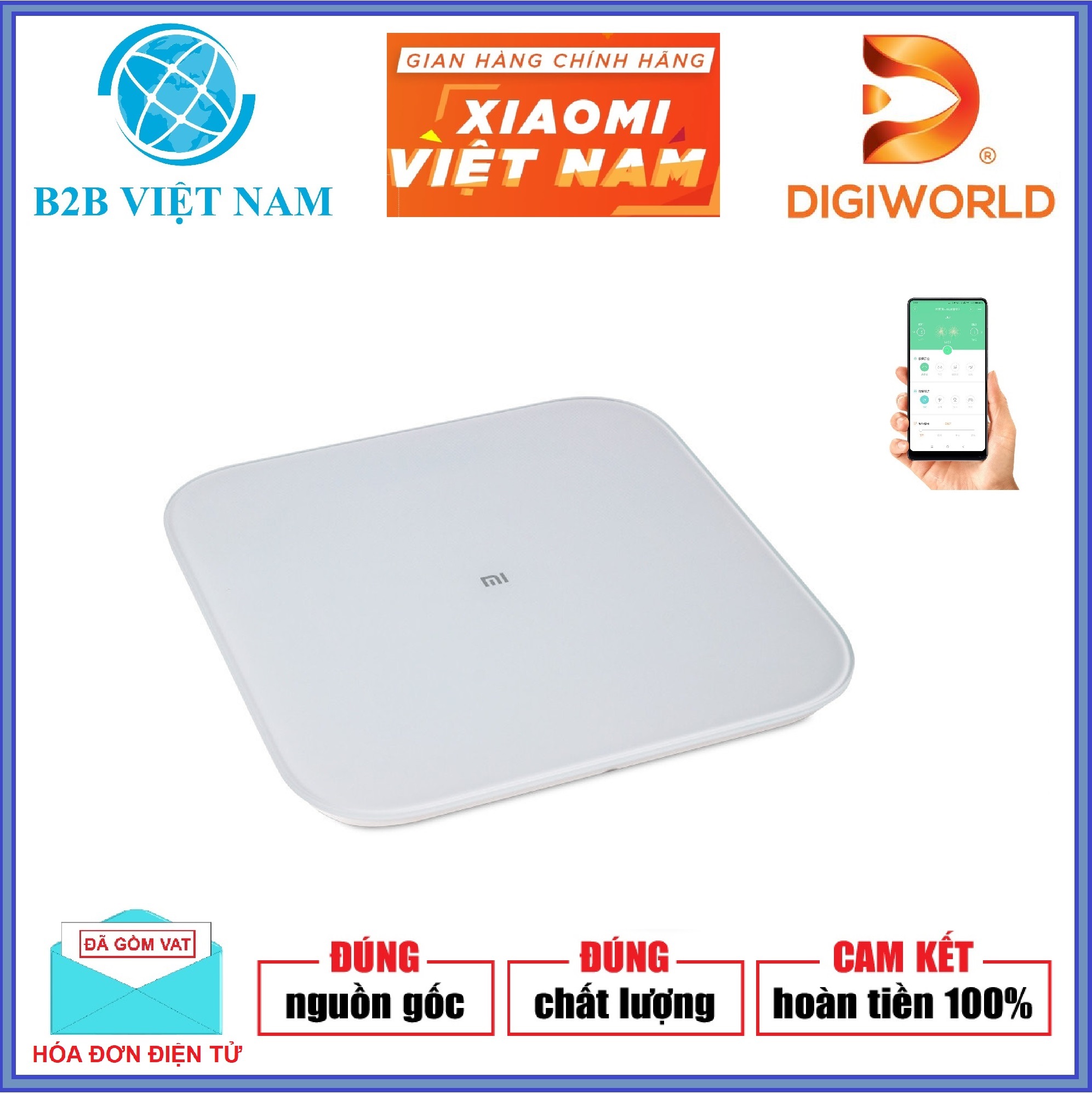 Cân thông minh Xiaomi Mi Smart Scale 2 - Hãng phân phối