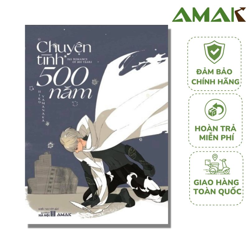 Chuyện Tình 500 Năm - Amak Books - Tặng kèm Bookmark, Post card, Khung Instagram