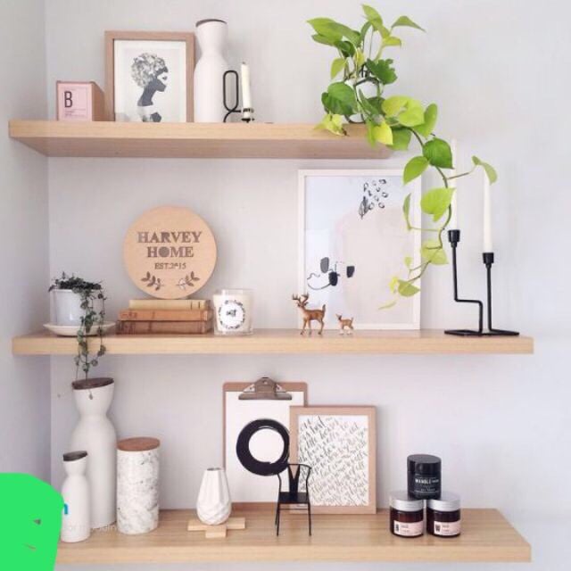 Kệ Gỗ Decor Cực Xinh Dài 60 Sâu 20