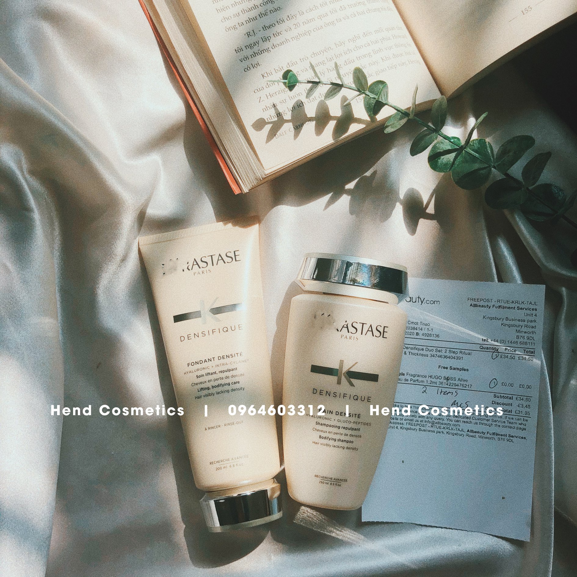 Bộ Dầu Gội Và Xả Giúp Mọc Tóc, Chống Gãy Rụng Kerastase Densifique