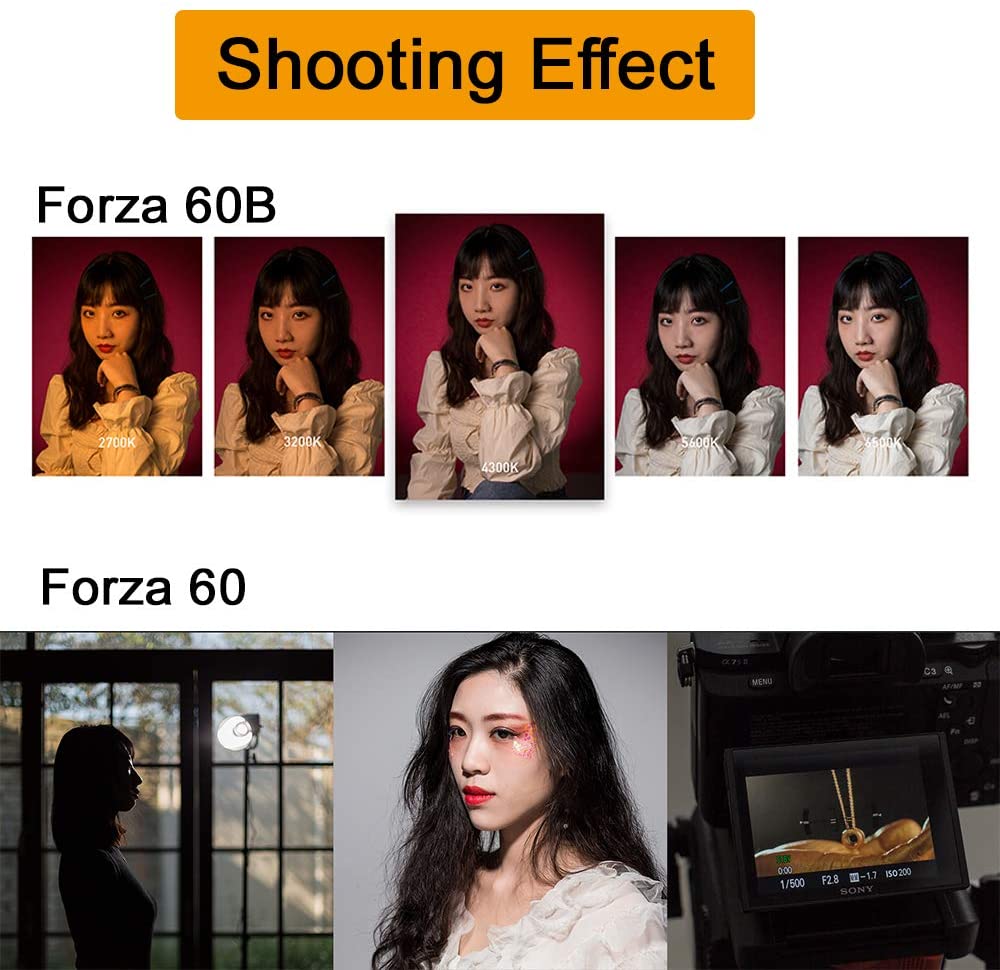 [Trả góp 0%] Đèn LED Studio Nanlite Forza 60B Bi-Color Monolight ( FN102 )