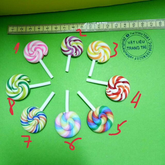 [HCM]Mô Hình Kẹo Mút Lollipop Charm Slime [1 cái ]