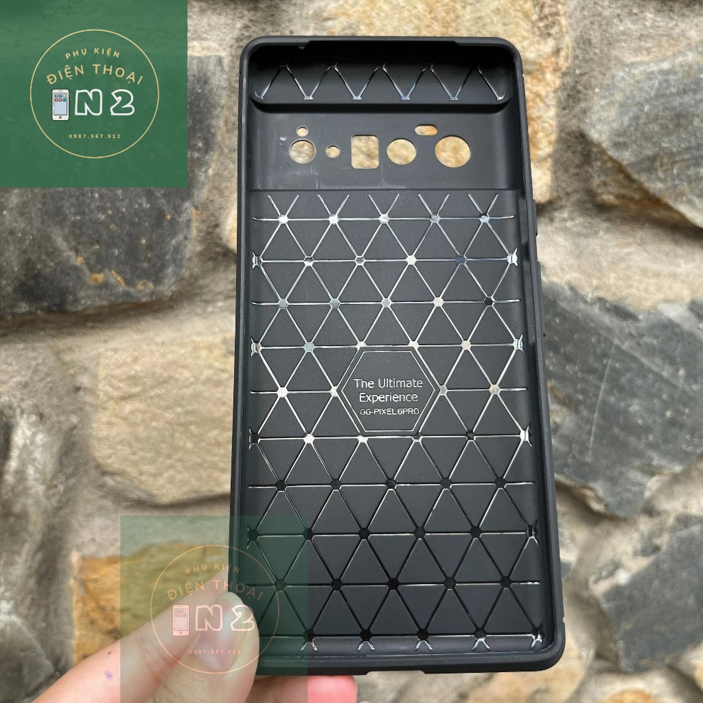 (Ảnh Thật) Ốp Lưng Chống Sốc Vân Carbon Google Pixel 6 Pro Bảo Vệ Camera