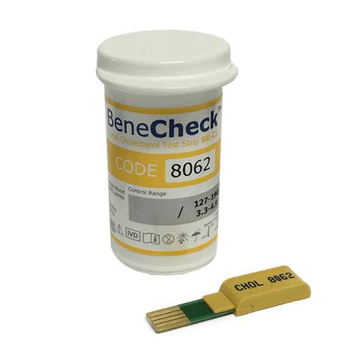 [Date 5/2026]Hộp 10 Que Thử Mỡ Máu Cholesterol Cho Máy đo Benecheck 3 in 1 - Hàng Chính Hãng tại Siêu Thị Y Tế