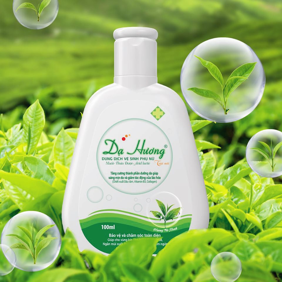 Dung Dịch Vệ Sinh Phụ Nữ Dạ Hương 100ml - Trà Xanh