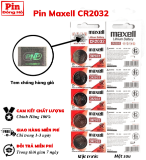 Pin 2032 Maxell CR2032 - 1 vỉ 5 viên - Dùng cho Cmos, đồ chơi thumbnail