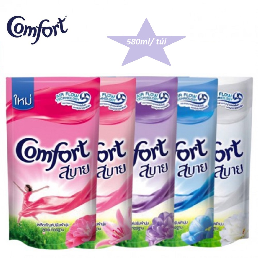 COMBO 5 GÓI NƯỚC XẢ VẢI COMFORT THÁI LAN 580ML