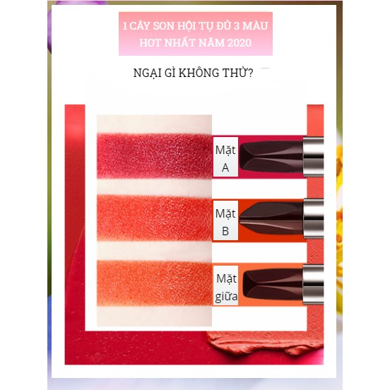 Son 3 màu MÊ LY- lên màu cực đỉnh