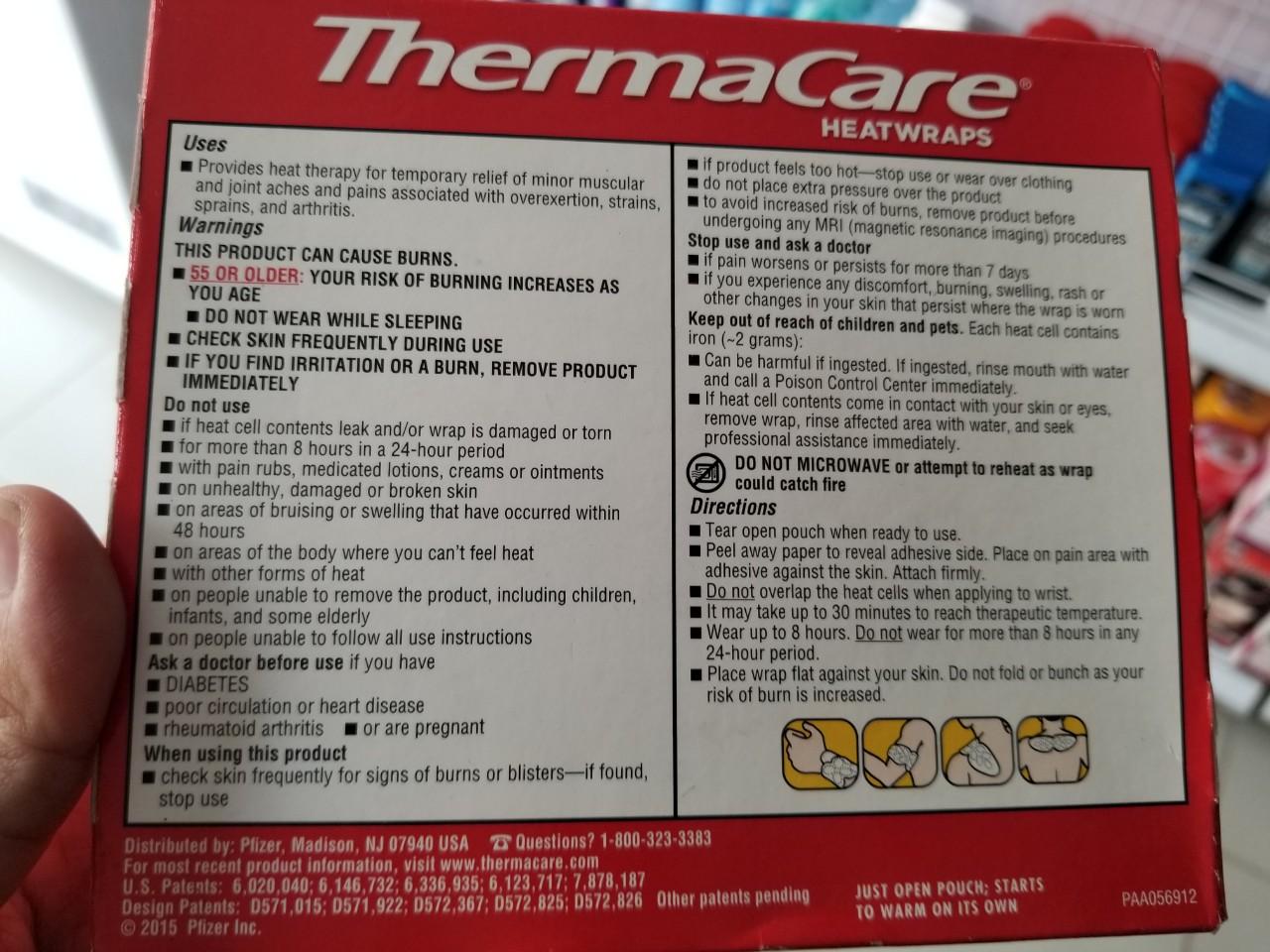 [HCM]Cao Dán ThermaCare HeatWraps Neck Pain Therapy