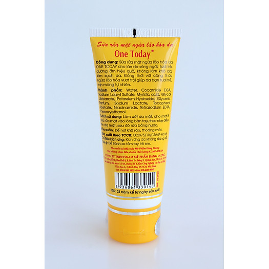 Sữa Rửa Mặt Ngừa Lão Hóa Da One ToDay 50ml
