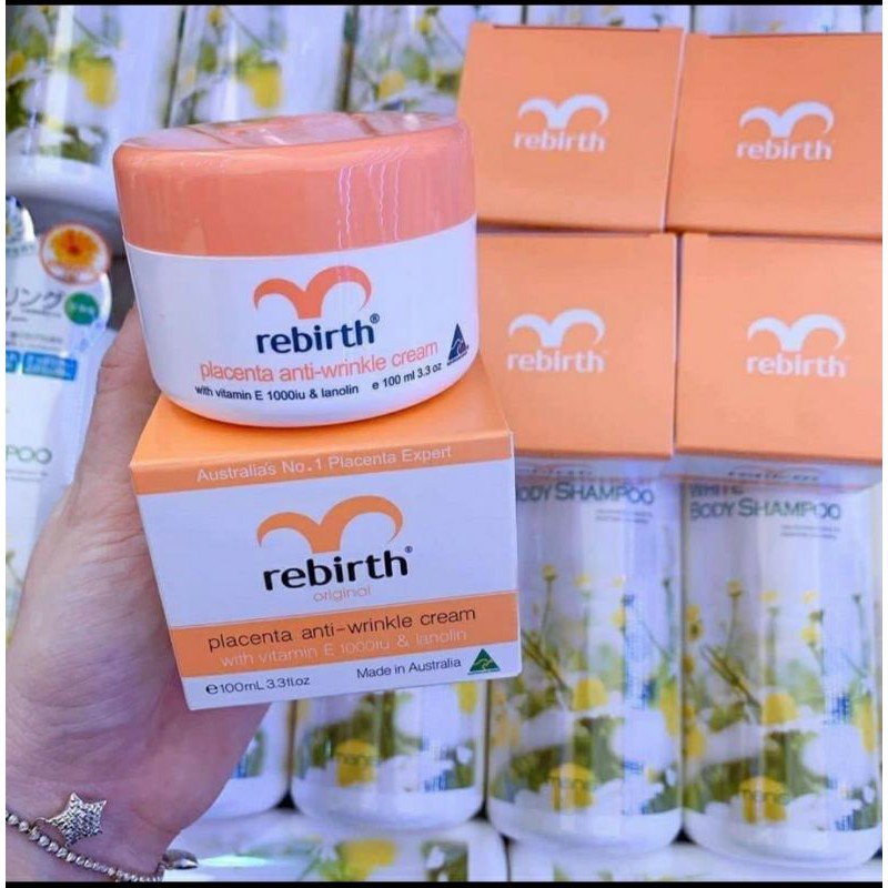 Kem Nhau Thai Cừu Rebirth Anti Wrinkle Của Úc - Dưỡng trắng da chống lão hóa trừ nám tàn nhang