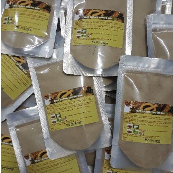 Bột thuốc bắc thảo dược tắm trắng gói 100g handmade
