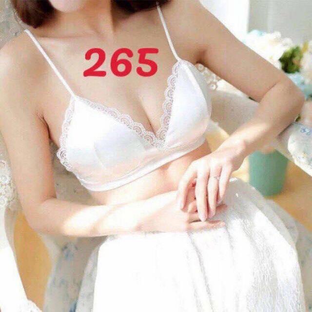 Bra Phi Lụa Bóng Viền Ren Điệu Đà Sexy 265 [Tiện Store]