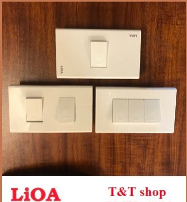 Mặt 1 công tắc âm tường concept Lioa