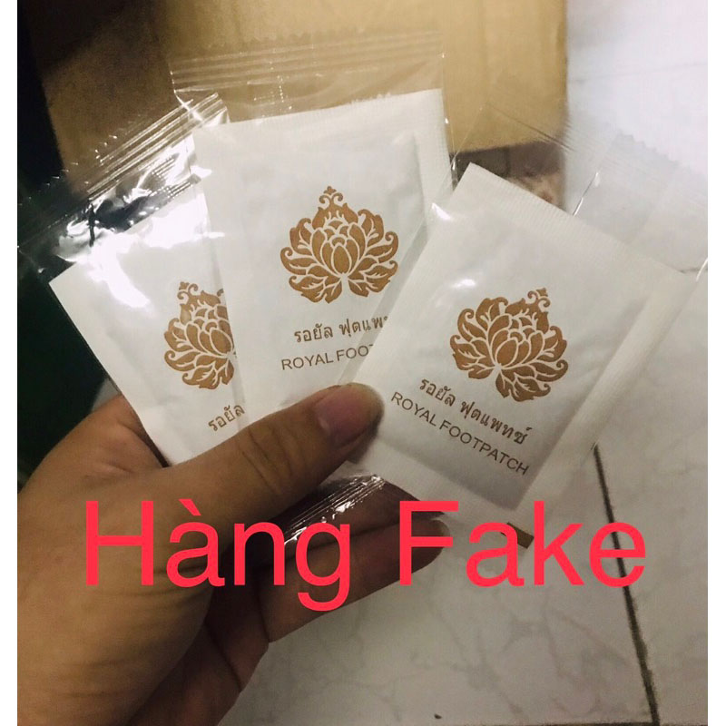 Combo 2 Gói dán thải độc chân chính hãng Gold Princess Thái Lan (gói 10 miếng)