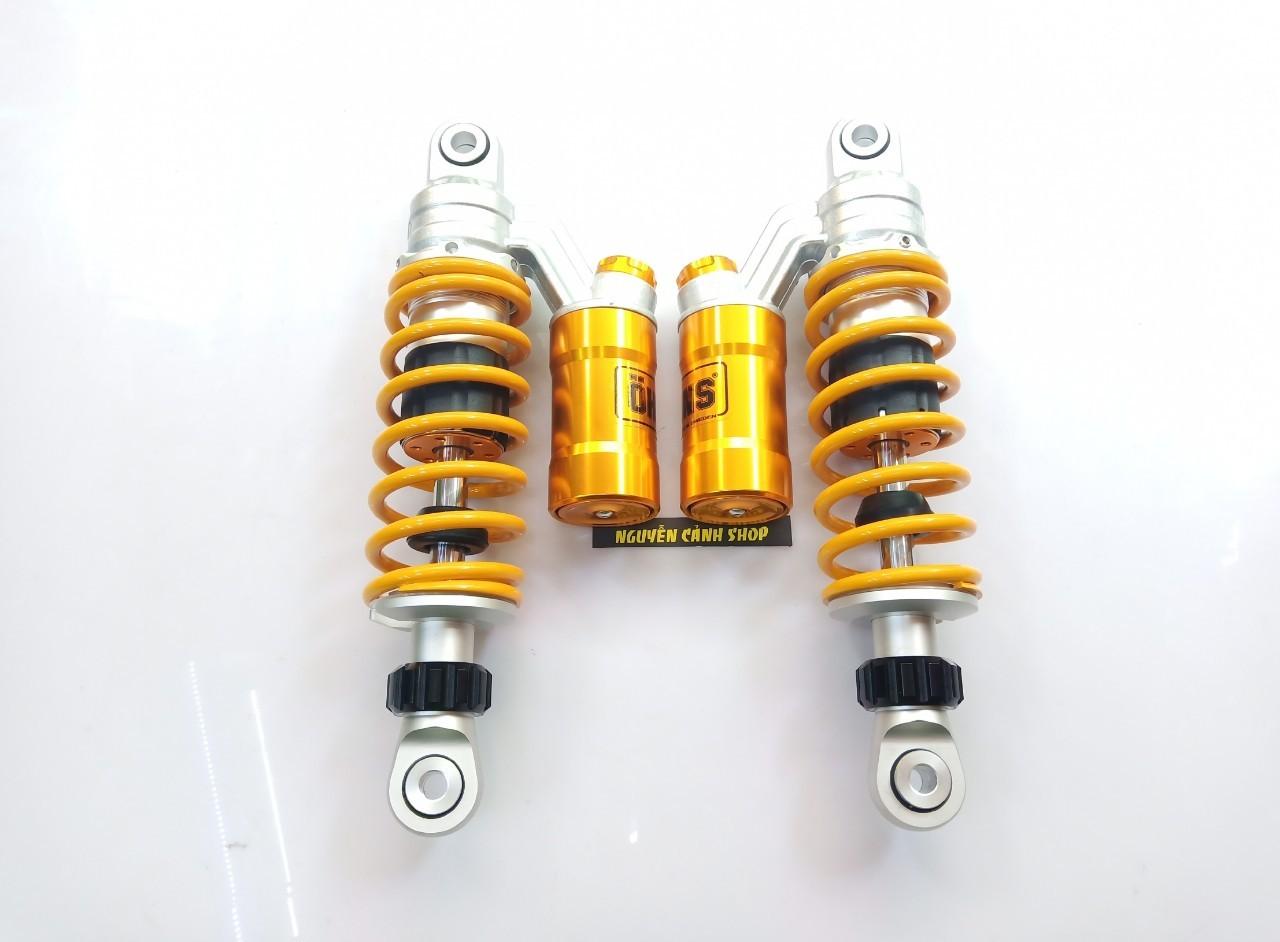 [HCM]Phuộc sau xe sirius ohlins bình dầu vàng 1 cặp