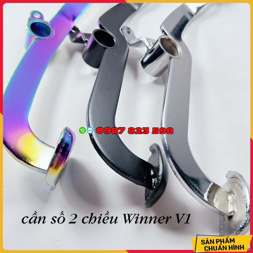 Cần Số 2 Chiều Winner V1 - Cần Số Winner 150 ( inox, xi titan, đen tĩnh điện)