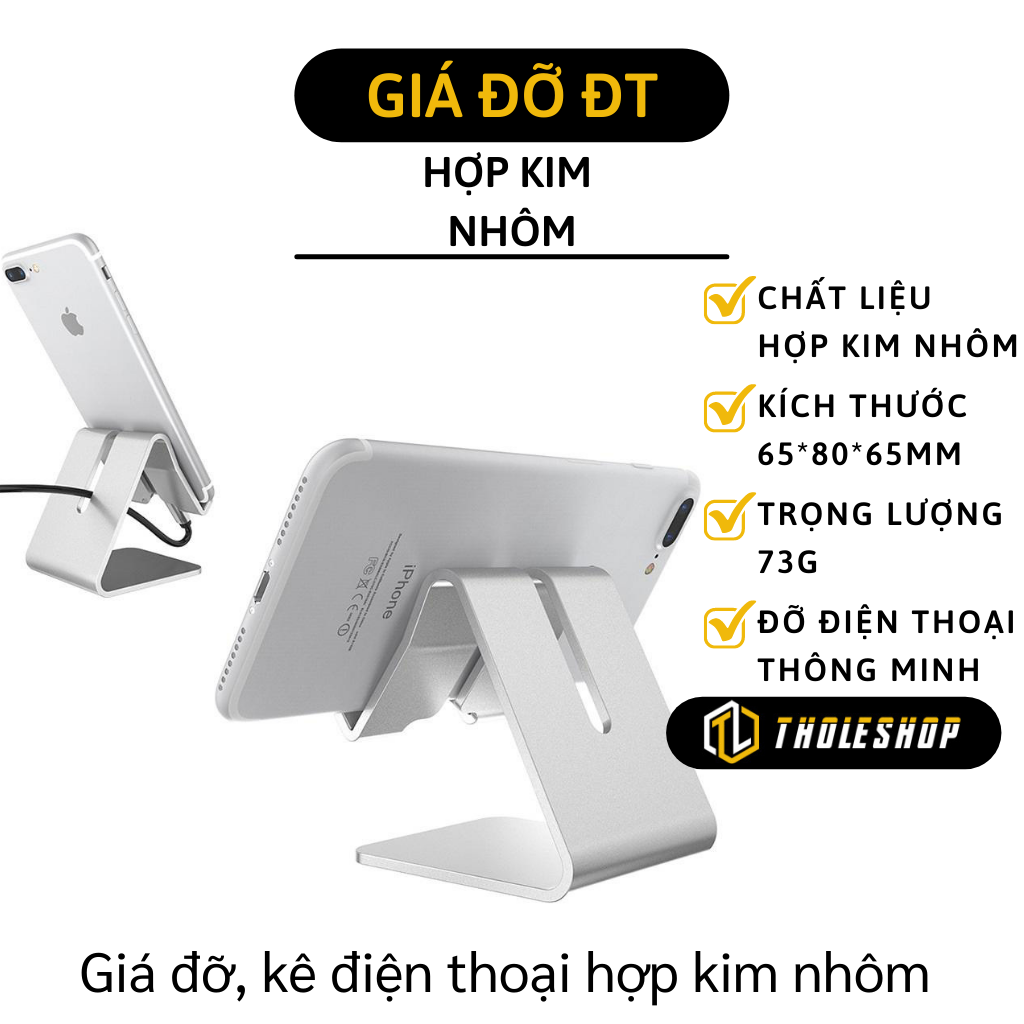 Giá đỡ điện thoại - Giá đỡ điện thoại, ipad hợp kim nhôm để bàn cao cấp - Giá đỡ điện thoại dùng cho mọi loại máy