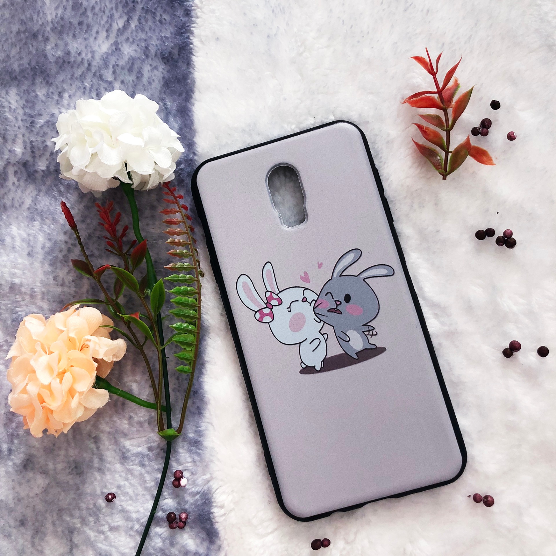 [Nhiều Mẫu] Ốp lưng dẻo Samsung J7 Plus (Thân đen - in hình siêu cute)