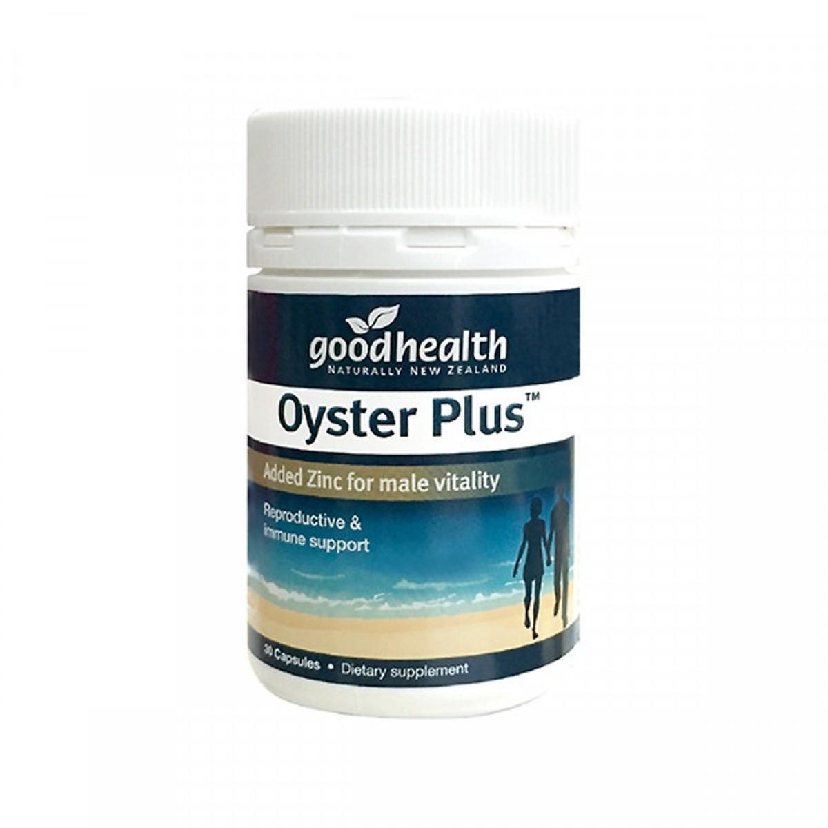 Tinh Chất Hàu Biển New Zealand GoodHealth Oyster Plus Hỗ trợ tăng cường sức khỏe nam giới (30 viên) - Nhập khẩu New Zealand chính hãng