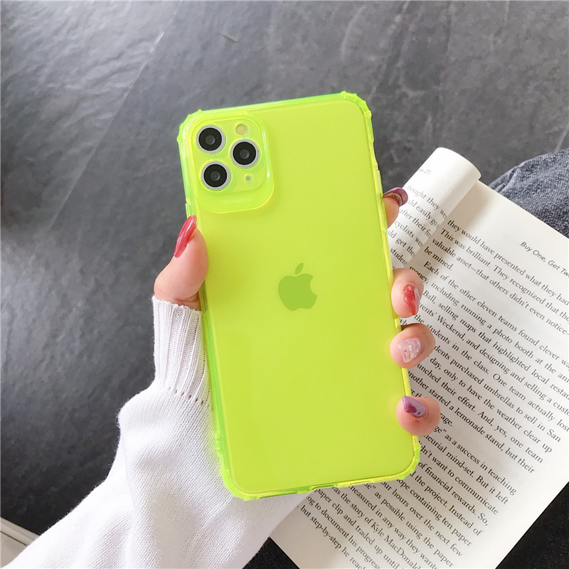 [Siêu Sale] [Có sẵn] Ốp iphone màu neon trong 6plus/6splus/7plus/8plus/X/Xs/Xsmax/11/11promax