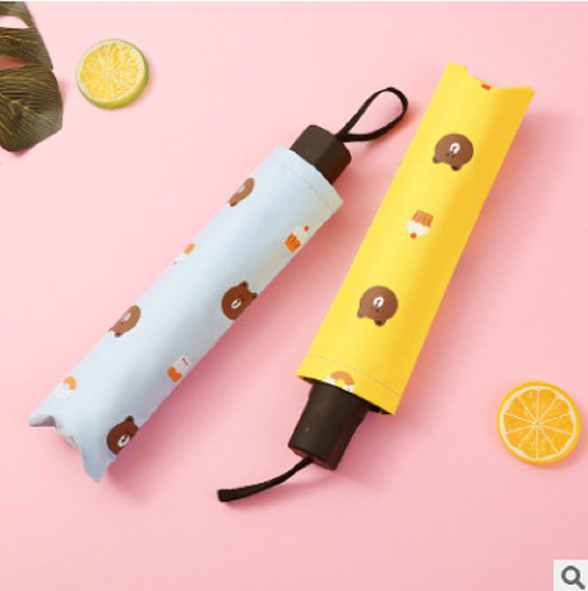 Cây dù gấp gọn hình gấu cute