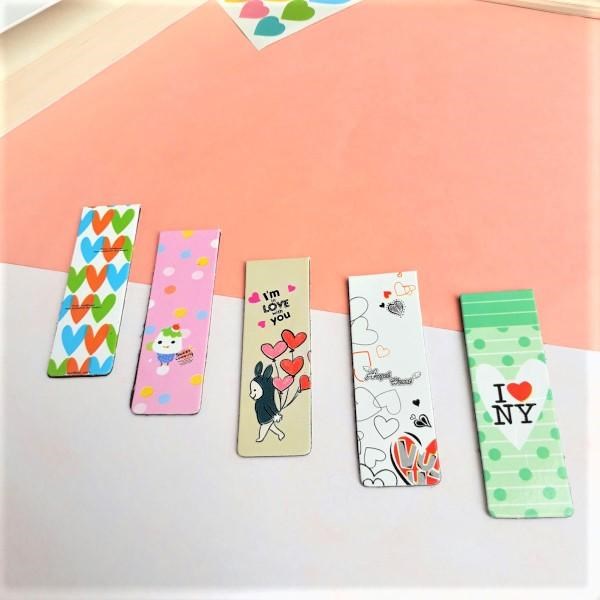 [HCM]Combo 5 Bookmark Nam Châm Đánh Dấu Sách - Love (Mẫu Ngẫu Nhiên)