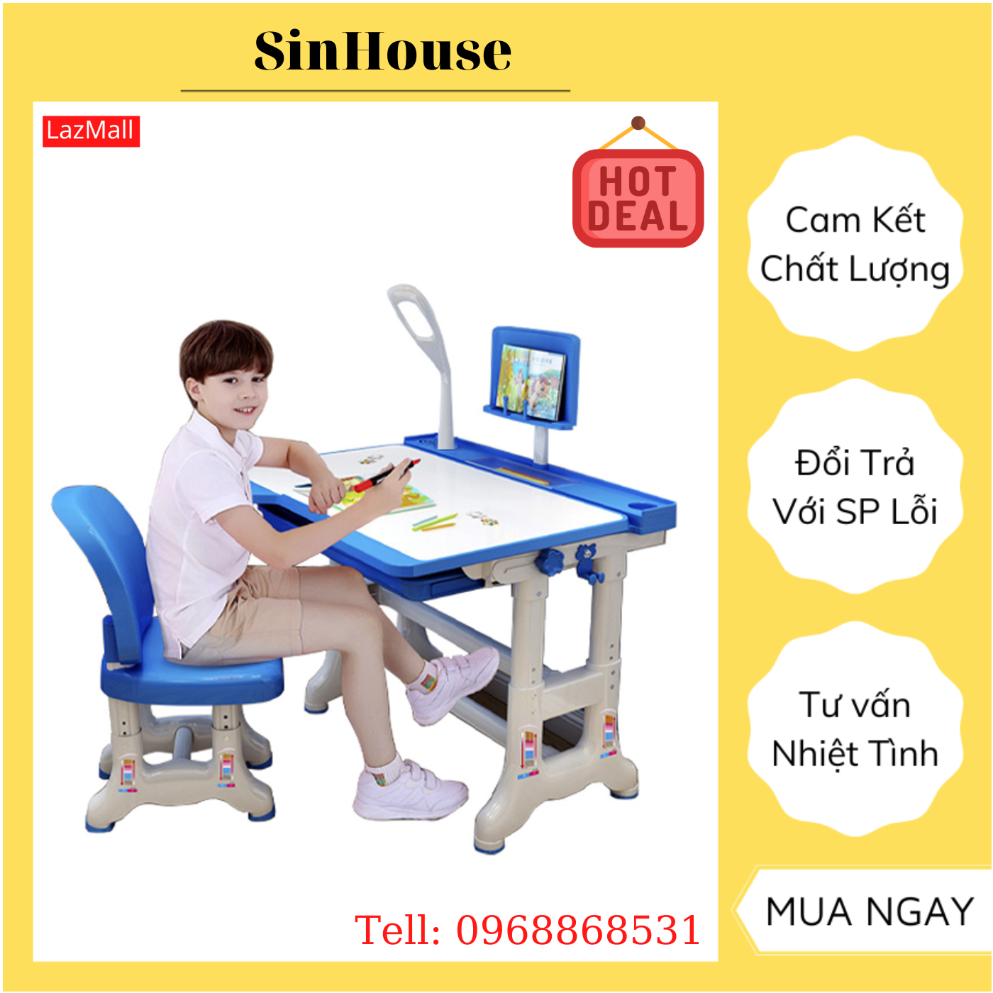 Bộ Bàn Ghế Học Sinh Chống Cận Chống Gù Cao Cấp Tích Hợp Điều Chỉnh Độ Cao Điều Chỉnh Mặt Bàn Phù Hợp Mọi Nhu Cầu Học Tập Thiết Yếu Của Trẻ