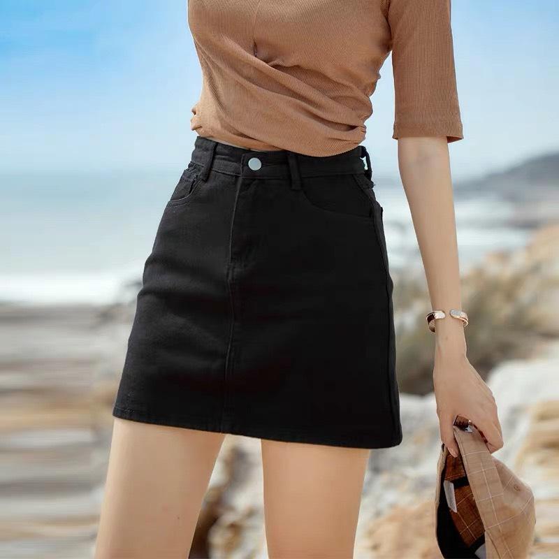 [HCM][SIZE ĐẠI] QUẦN VÁY JEAN BIG SIZE LƯNG CAO co dãn mạnh 2901  (CHÂN VÁY JEAN BÊN TRONG CÓ QUẦN) - MoliJeans