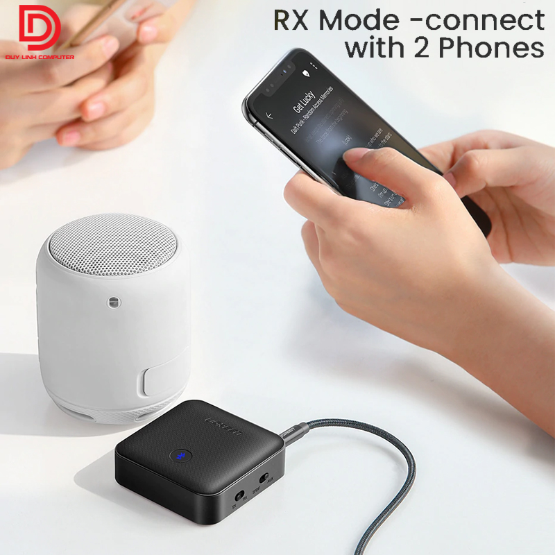 Bộ thu và phát Bluetooth 5.0 chuẩn SPDIF optical, AUX Ugreen 70158