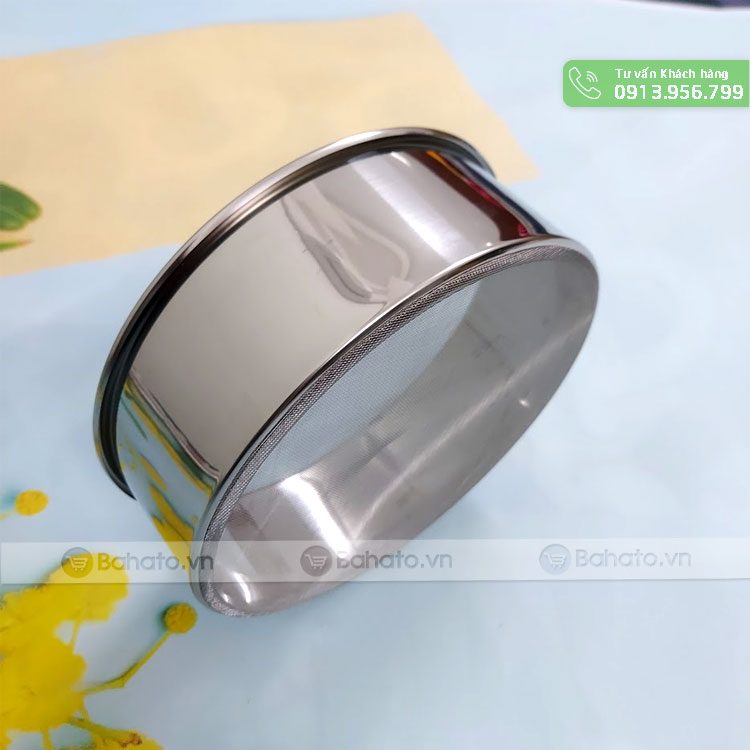 Rây bột inox tròn 155mm