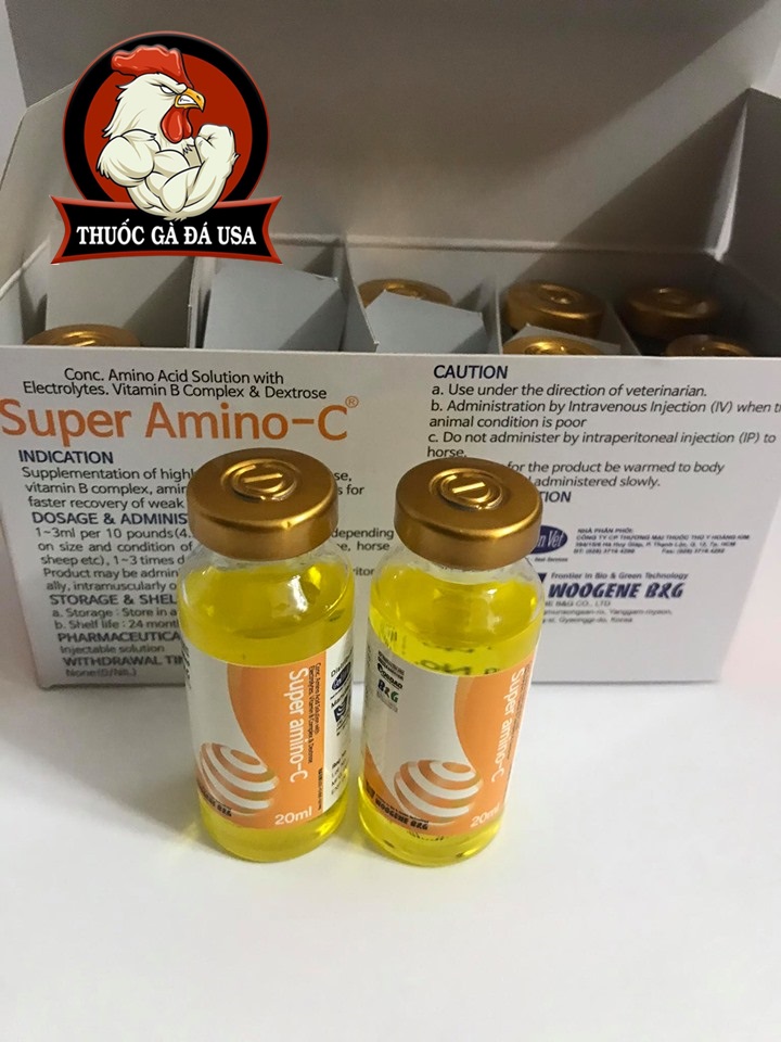 Combo 2 chai superamino-c cho gà - 2 chai x 20ml