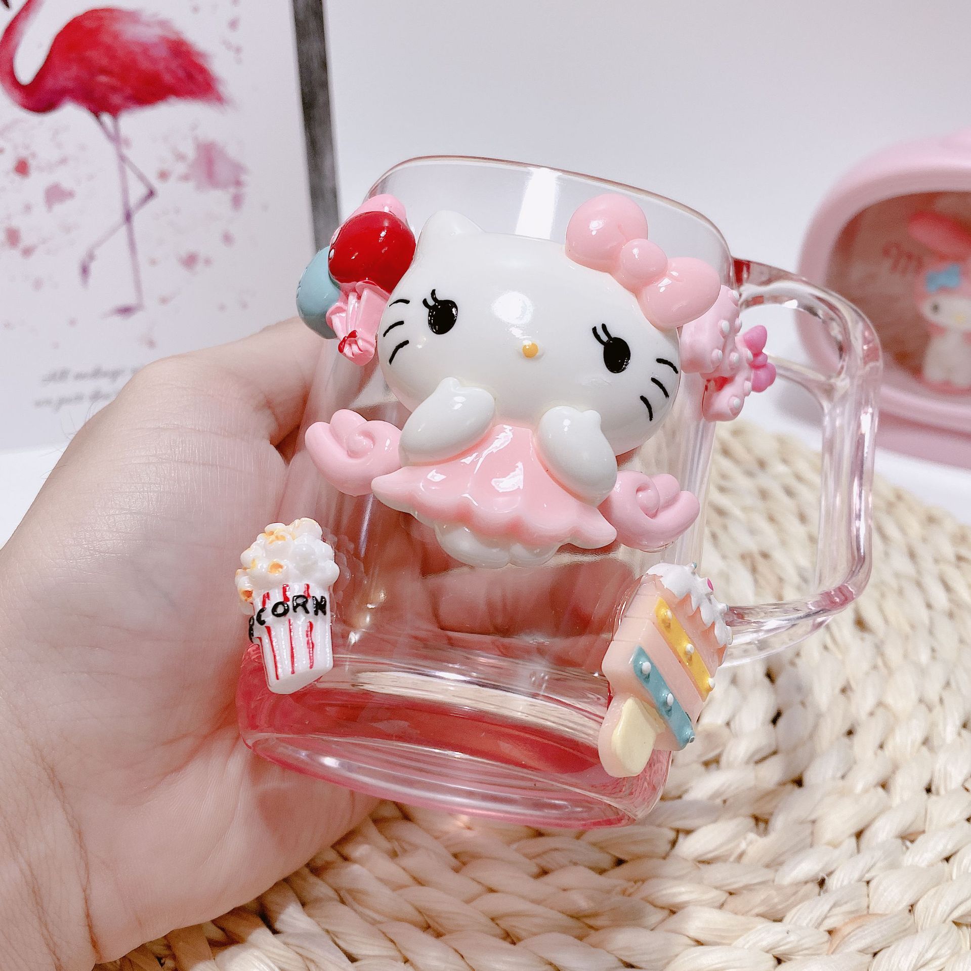 Ly Uống Nước/ Ly Đánh Răng cho Bé Kitty Doraemon Mickey Minnie