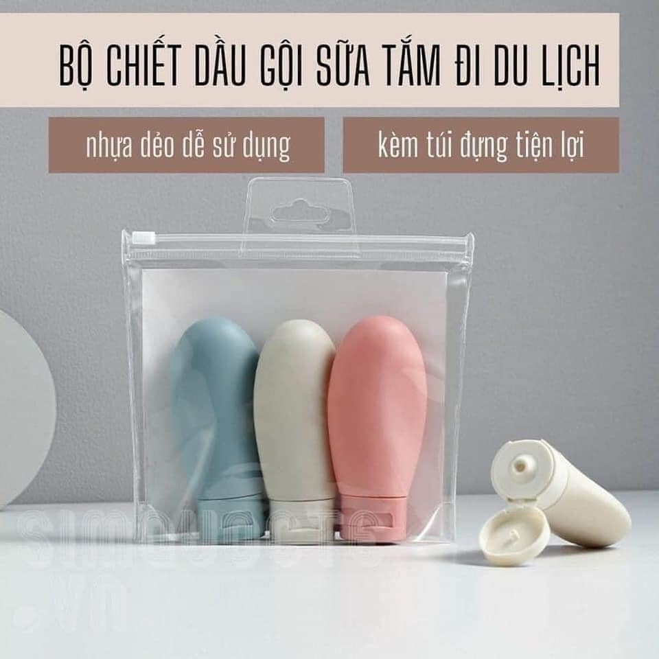 Combo 3 lọ chiết mỹ phẩm du lịch