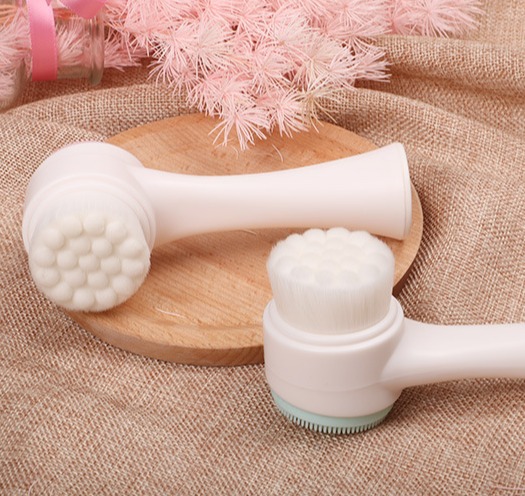 ⚡⚡ [HOT SALE] Dụng cụ rửa mặt silicon 3D 2 đầu FUNO