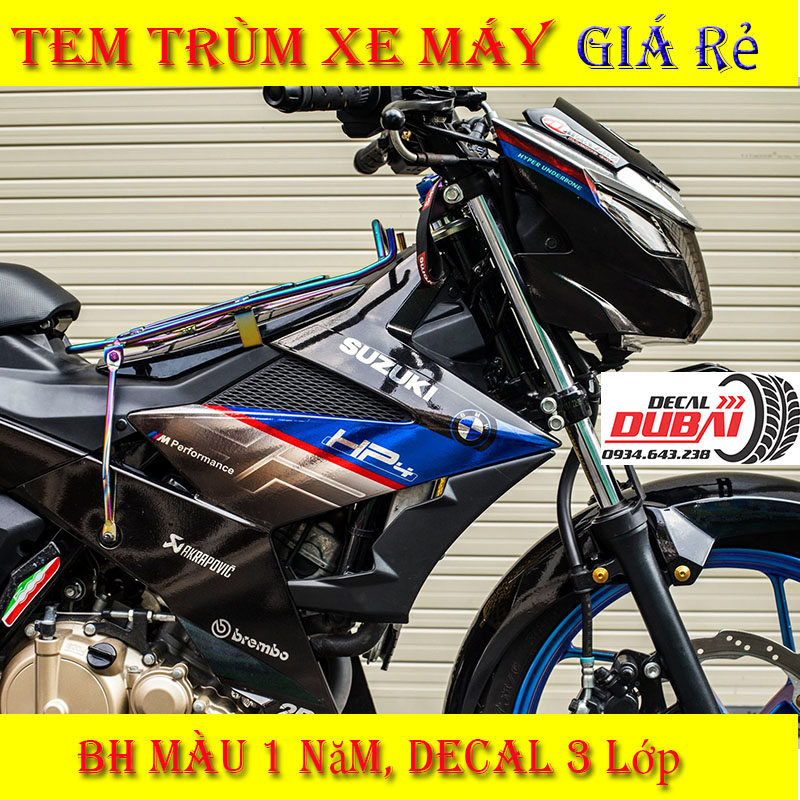 Tem trùm Satria Raider Hp4 Siêu Đẹp
